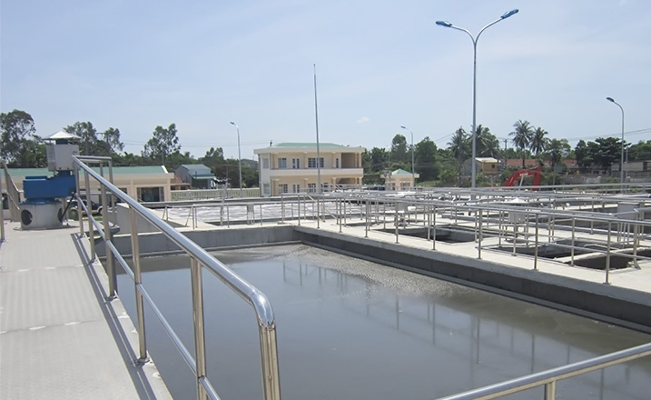 Hệ thống xử lí nước thải KCN Quảng Phú
